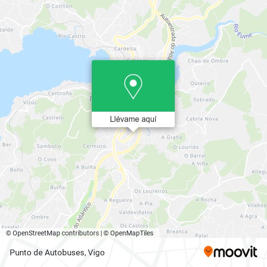 Mapa Punto de Autobuses