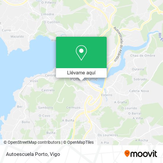 Mapa Autoescuela Porto