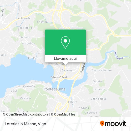 Mapa Loterias o Mesón
