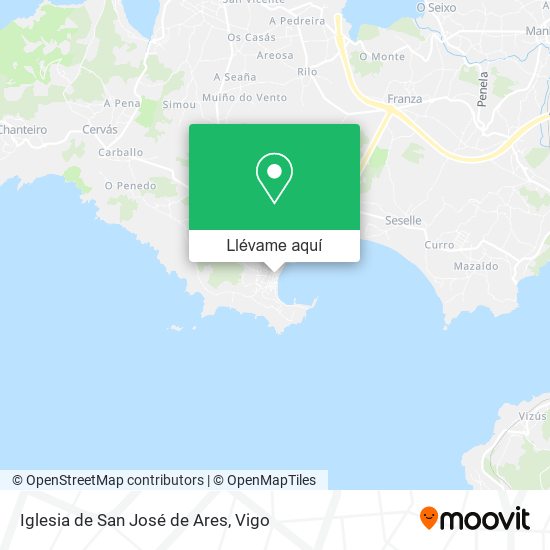 Mapa Iglesia de San José de Ares