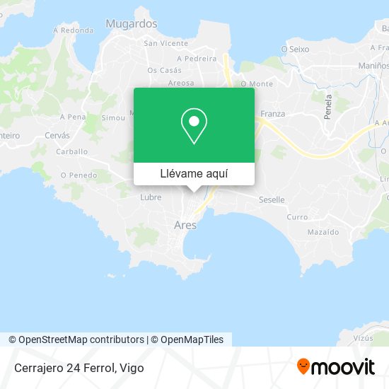 Mapa Cerrajero 24 Ferrol