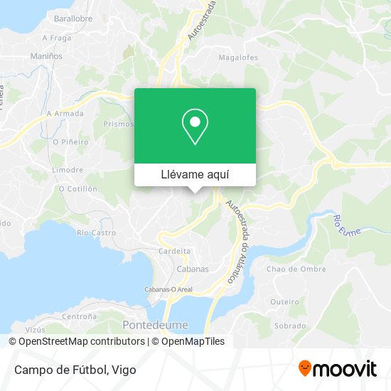 Mapa Campo de Fútbol