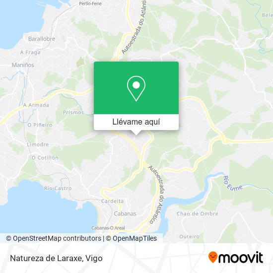 Mapa Natureza de Laraxe