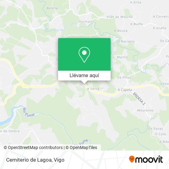 Mapa Cemiterio de Lagoa