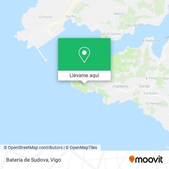 Mapa Batería de Sudova