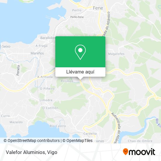 Mapa Valefor Aluminios