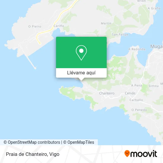 Mapa Praia de Chanteiro
