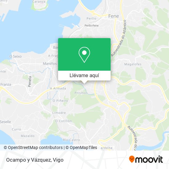 Mapa Ocampo y Vázquez