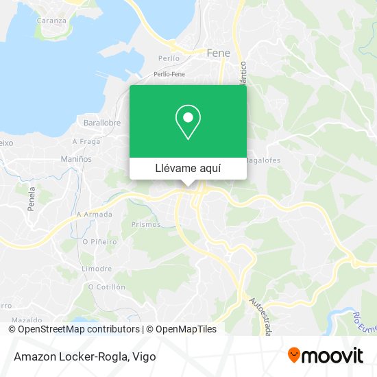 Mapa Amazon Locker-Rogla