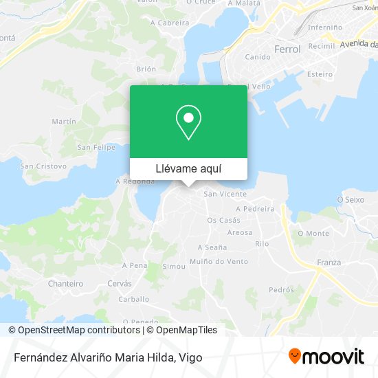 Mapa Fernández Alvariño Maria Hilda