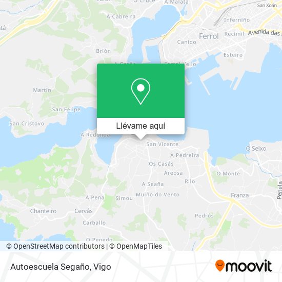 Mapa Autoescuela Segaño
