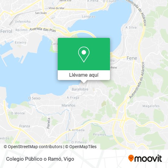 Mapa Colegio Público o Ramó