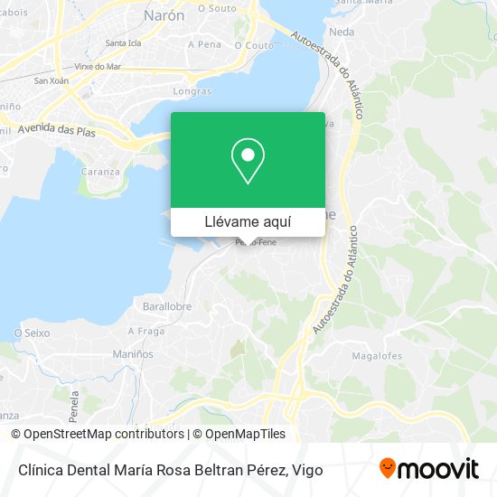 Mapa Clínica Dental María Rosa Beltran Pérez