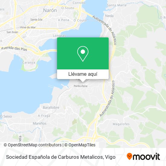 Mapa Sociedad Española de Carburos Metalicos