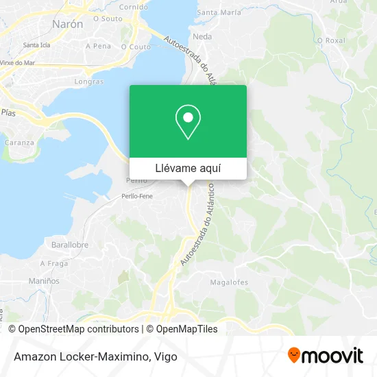 Mapa Amazon Locker-Maximino