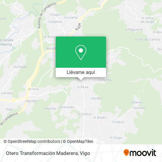 Mapa Otero Transformación Maderera