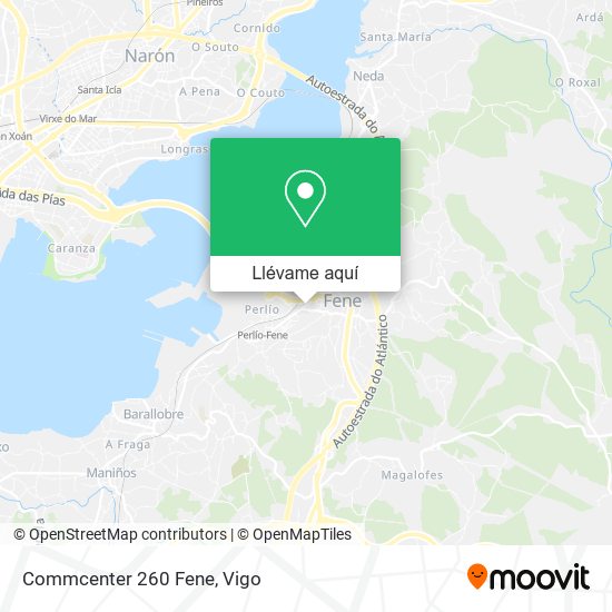 Mapa Commcenter 260 Fene