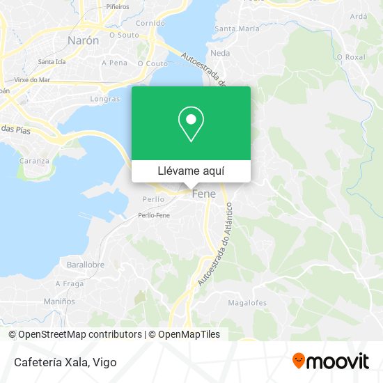 Mapa Cafetería Xala
