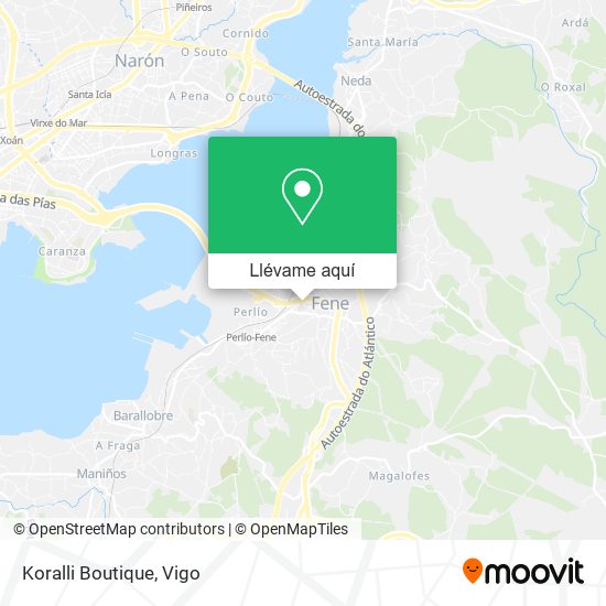 Mapa Koralli Boutique