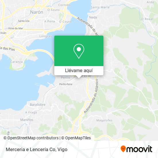 Mapa Merceria e Lencería Co