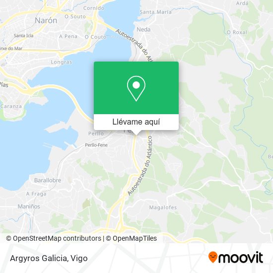 Mapa Argyros Galicia