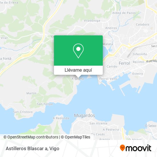 Mapa Astilleros Blascar a