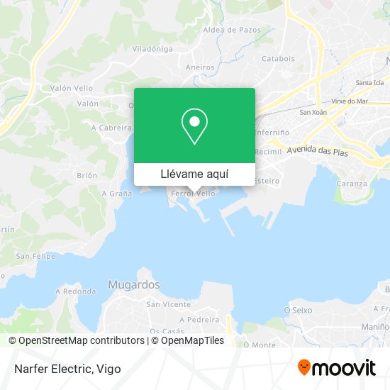 Mapa Narfer Electric