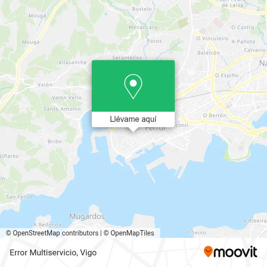 Mapa Error Multiservicio