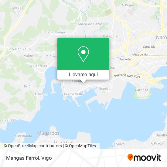 Mapa Mangas Ferrol