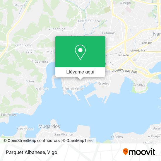 Mapa Parquet Albanese