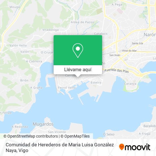 Mapa Comunidad de Herederos de Maria Luisa González Naya