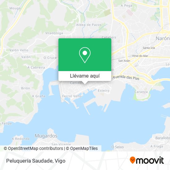 Mapa Peluquería Saudade