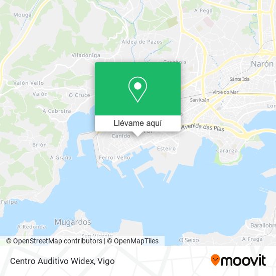 Mapa Centro Auditivo Widex