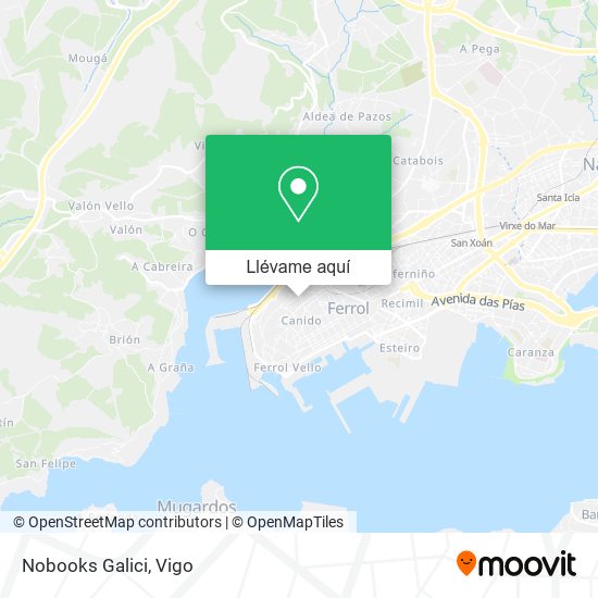 Mapa Nobooks Galici