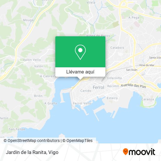 Mapa Jardín de la Ranita