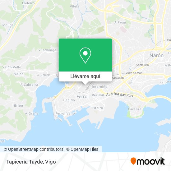 Mapa Tapicería Tayde