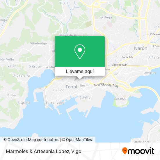 Mapa Marmoles & Artesania Lopez