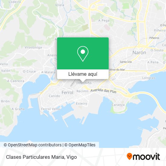 Mapa Clases Particulares Maria