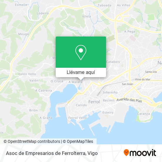 Mapa Asoc de Empresarios de Ferrolterra