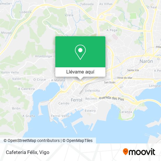 Mapa Cafeteria Félix