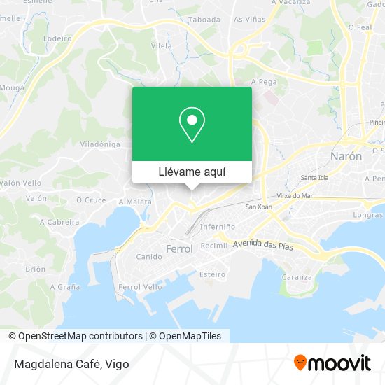 Mapa Magdalena Café