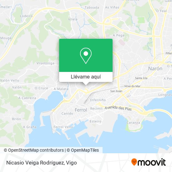 Mapa Nicasio Veiga Rodríguez