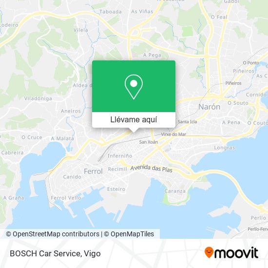Mapa BOSCH Car Service
