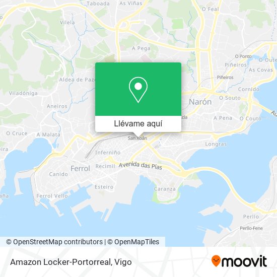 Mapa Amazon Locker-Portorreal