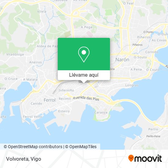 Mapa Volvoreta