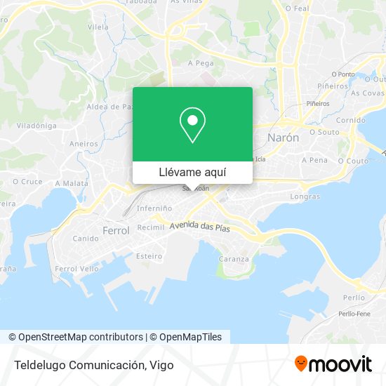 Mapa Teldelugo Comunicación
