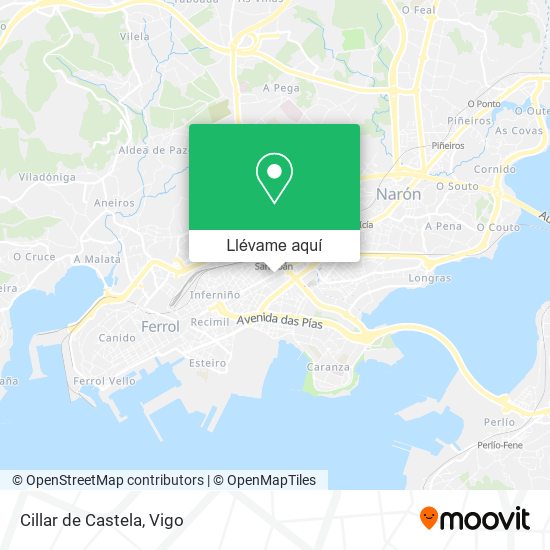 Mapa Cillar de Castela