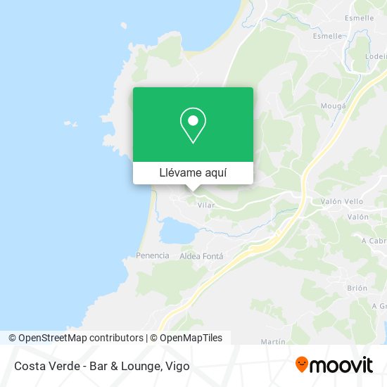 Mapa Costa Verde - Bar & Lounge