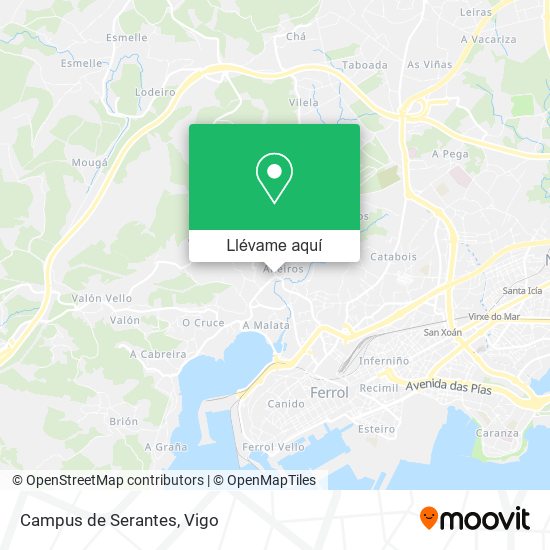 Mapa Campus de Serantes