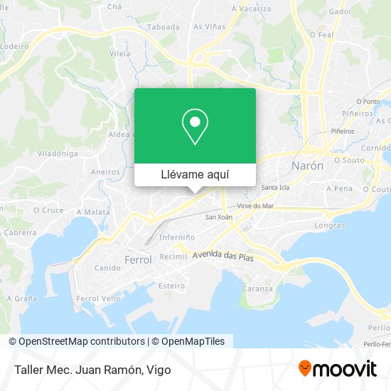 Mapa Taller Mec. Juan Ramón